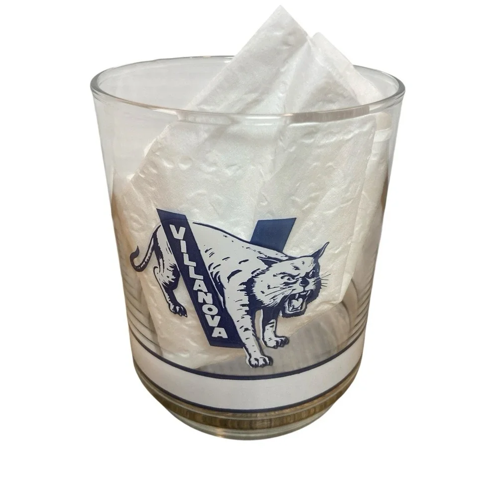 Vintage Ten Years Of Big East Basketball‎ Set Of 5 Glasses Out Of 10 - Picture 10 of 11